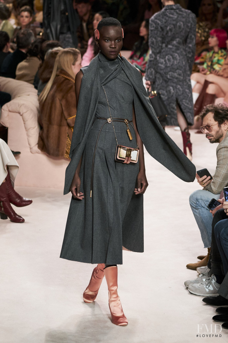 Achenrin Madit featured in  the Fendi fashion show for Autumn/Winter 2020