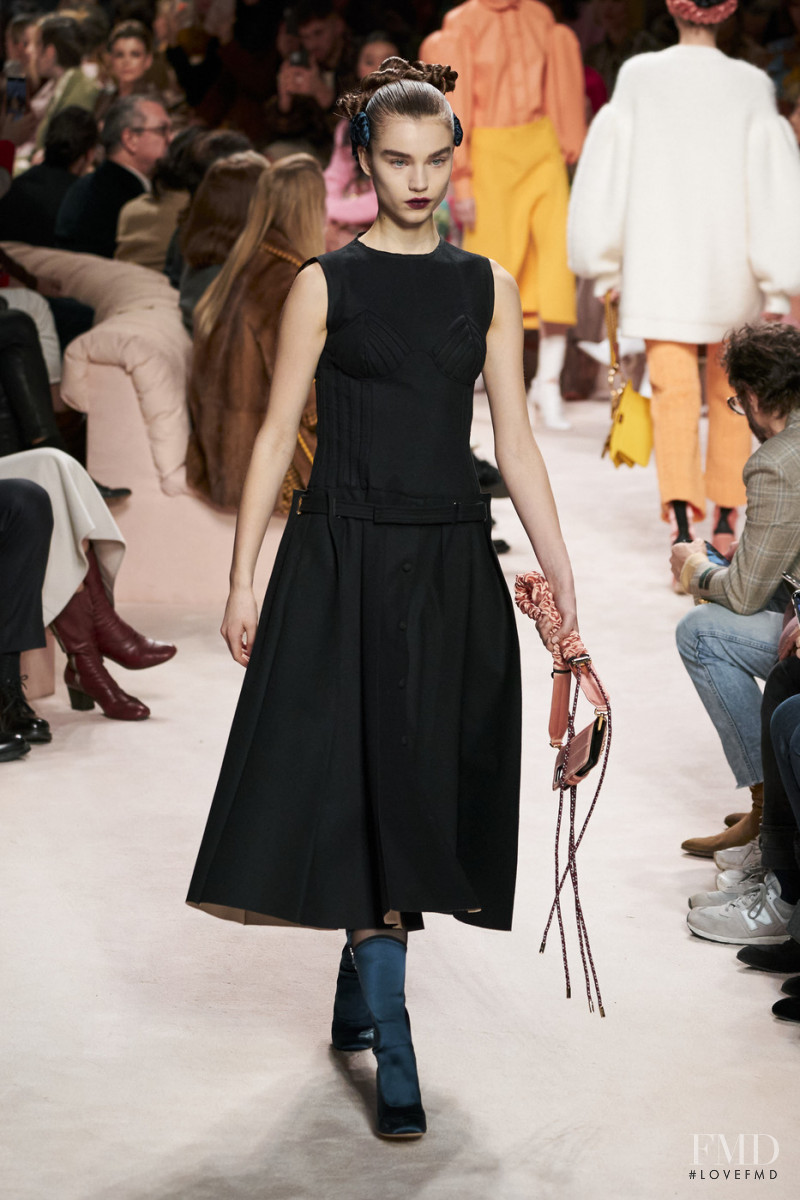Meghan Roche featured in  the Fendi fashion show for Autumn/Winter 2020
