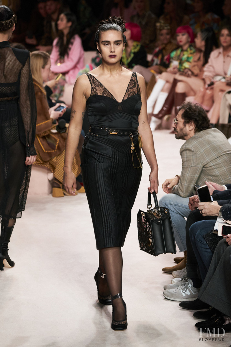 Jill Kortleve featured in  the Fendi fashion show for Autumn/Winter 2020