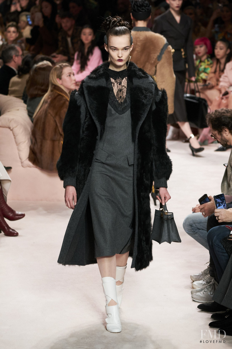 Lulu Tenney featured in  the Fendi fashion show for Autumn/Winter 2020