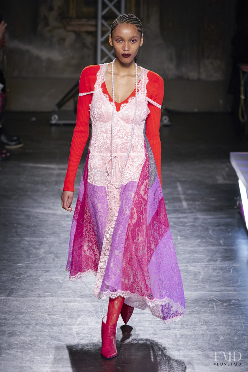 Ashanti Hildreth featured in  the Pucci fashion show for Autumn/Winter 2020