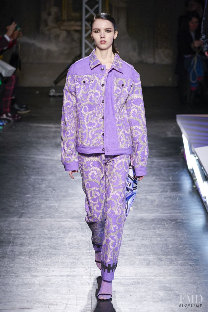 Olga Sofronova featured in  the Pucci fashion show for Autumn/Winter 2020