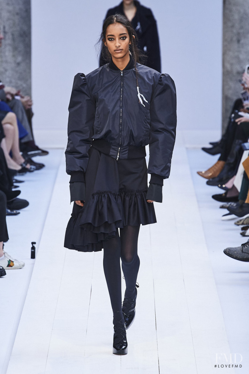 Mona Tougaard featured in  the Max Mara fashion show for Autumn/Winter 2020
