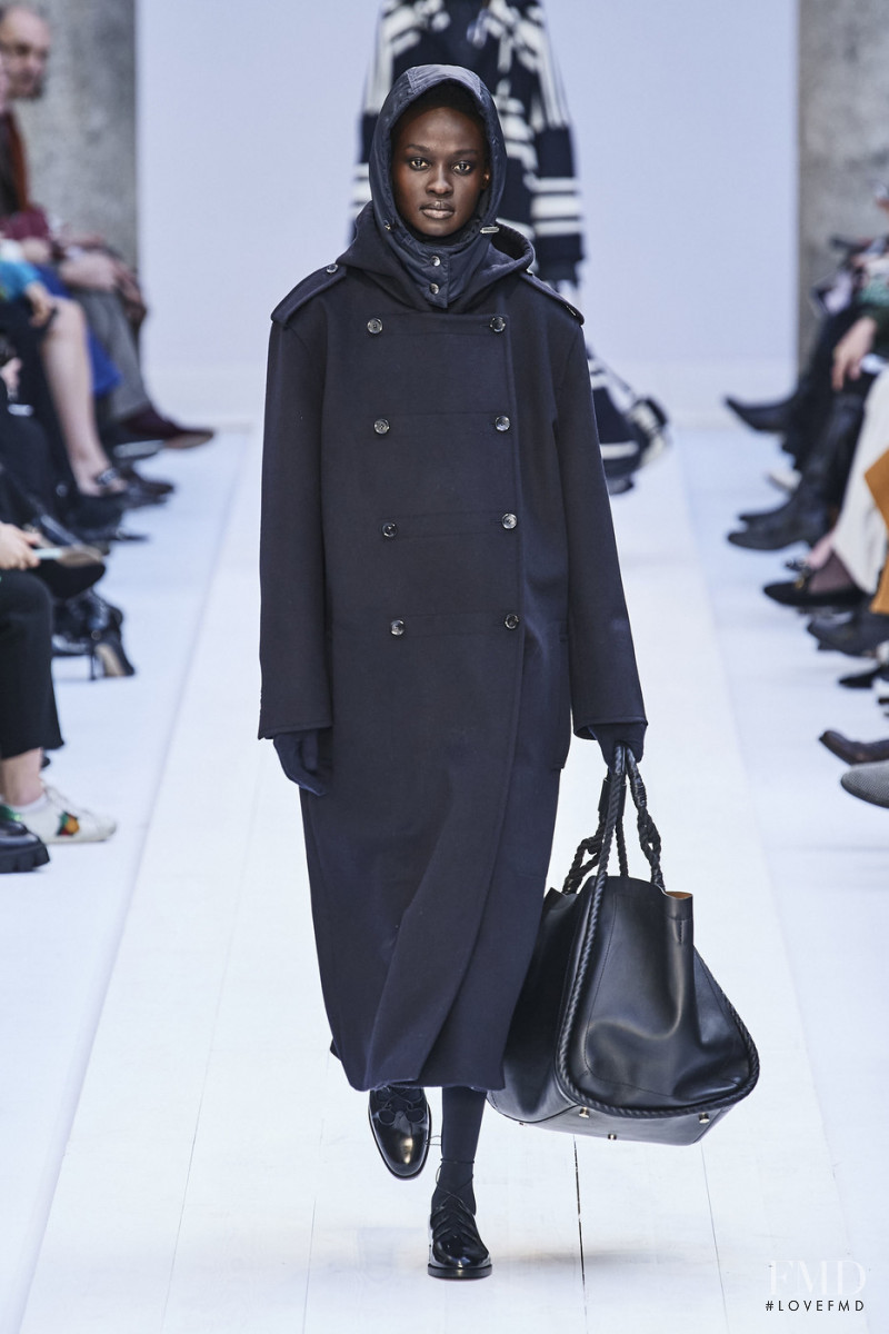 Aliet Sarah Isaiah featured in  the Max Mara fashion show for Autumn/Winter 2020