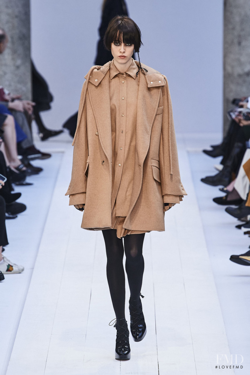 Anahi Irina Puntin featured in  the Max Mara fashion show for Autumn/Winter 2020