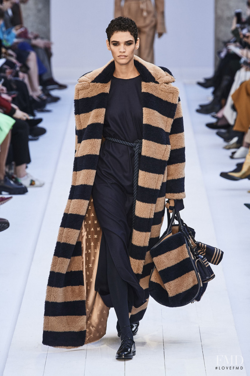 Kerolyn Soares featured in  the Max Mara fashion show for Autumn/Winter 2020