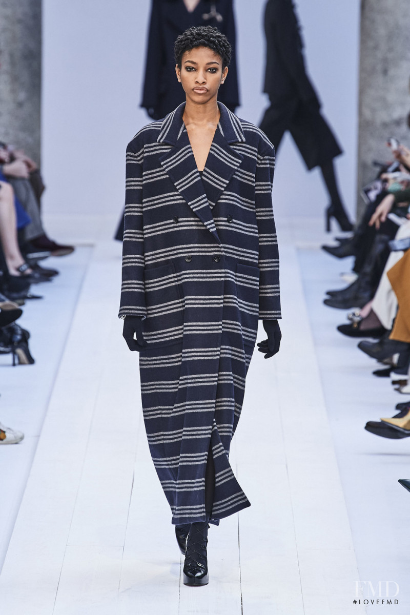 Naomi Chin Wing featured in  the Max Mara fashion show for Autumn/Winter 2020