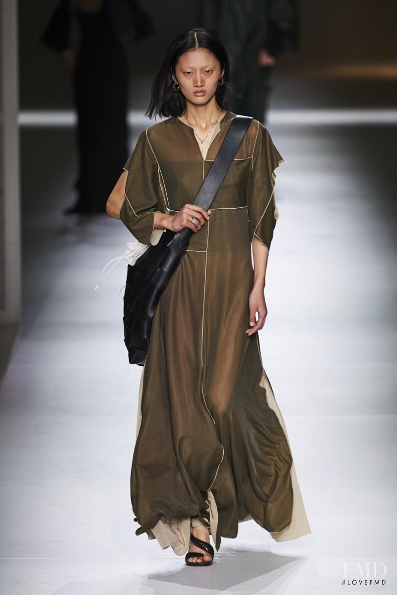 Yilan Hua featured in  the Bottega Veneta fashion show for Autumn/Winter 2020