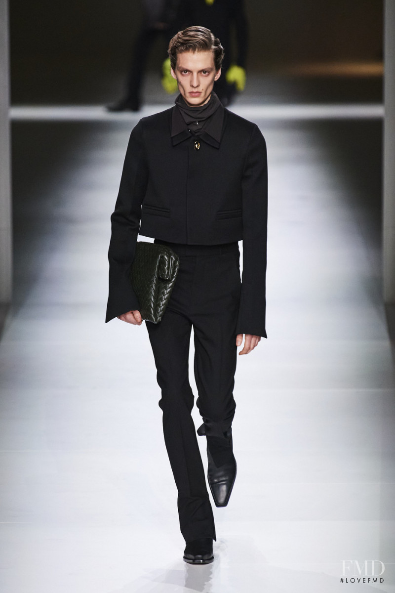 Leon Dame featured in  the Bottega Veneta fashion show for Autumn/Winter 2020