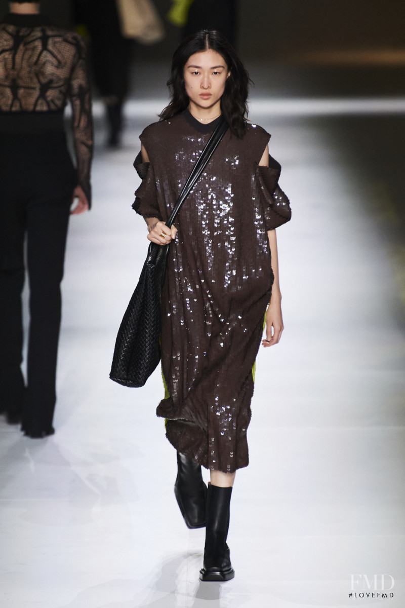 Chu Wong featured in  the Bottega Veneta fashion show for Autumn/Winter 2020