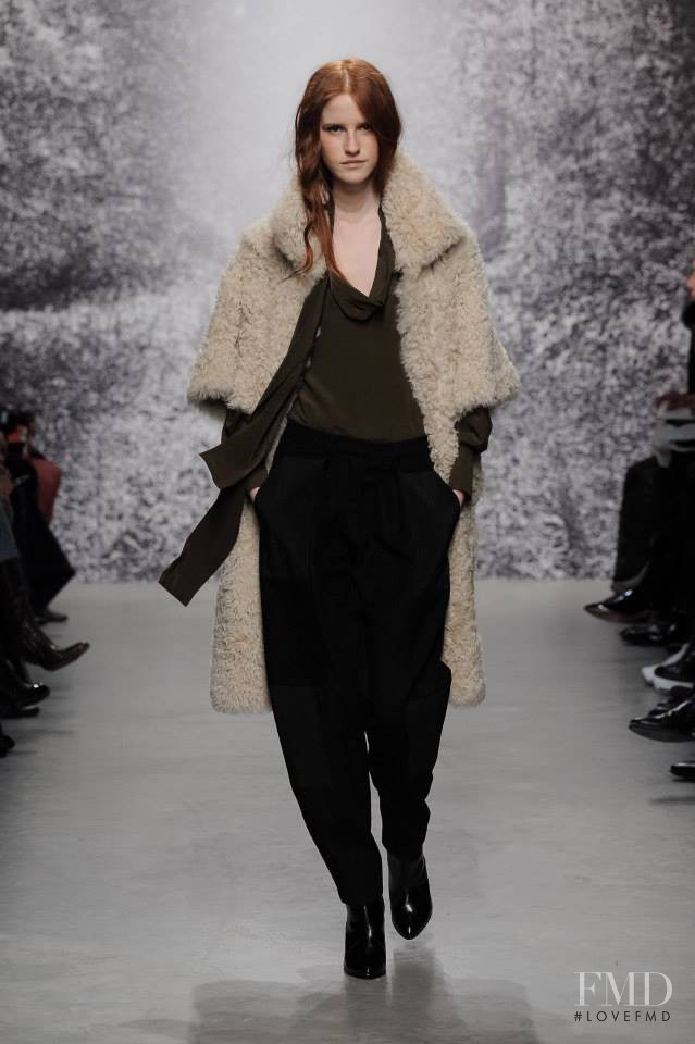 Magdalena Jasek featured in  the Paul et Joe fashion show for Autumn/Winter 2014