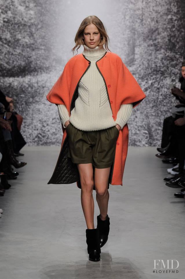 Elisabeth Erm featured in  the Paul et Joe fashion show for Autumn/Winter 2014