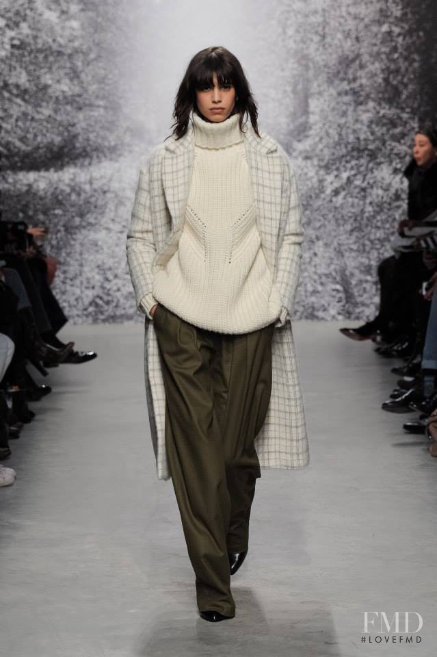 Mica Arganaraz featured in  the Paul et Joe fashion show for Autumn/Winter 2014