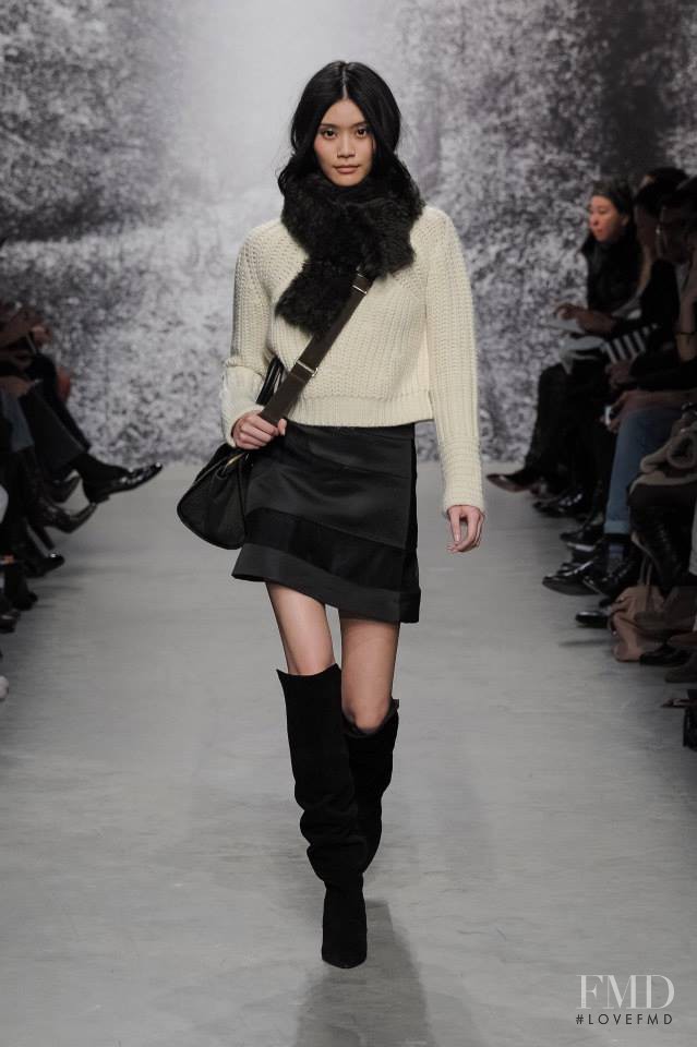 Ming Xi featured in  the Paul et Joe fashion show for Autumn/Winter 2014