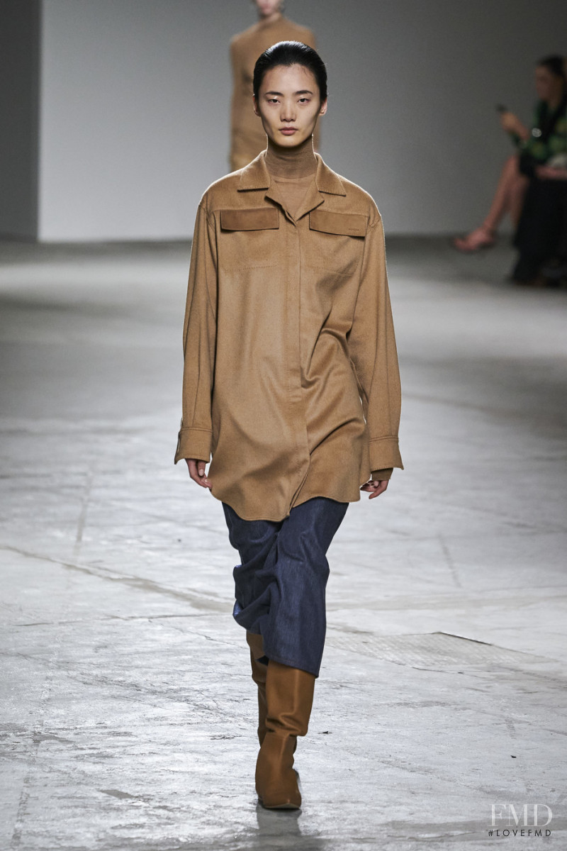 Liu Huan featured in  the Agnona fashion show for Autumn/Winter 2020