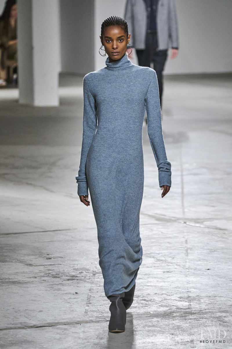 Malika Louback featured in  the Agnona fashion show for Autumn/Winter 2020