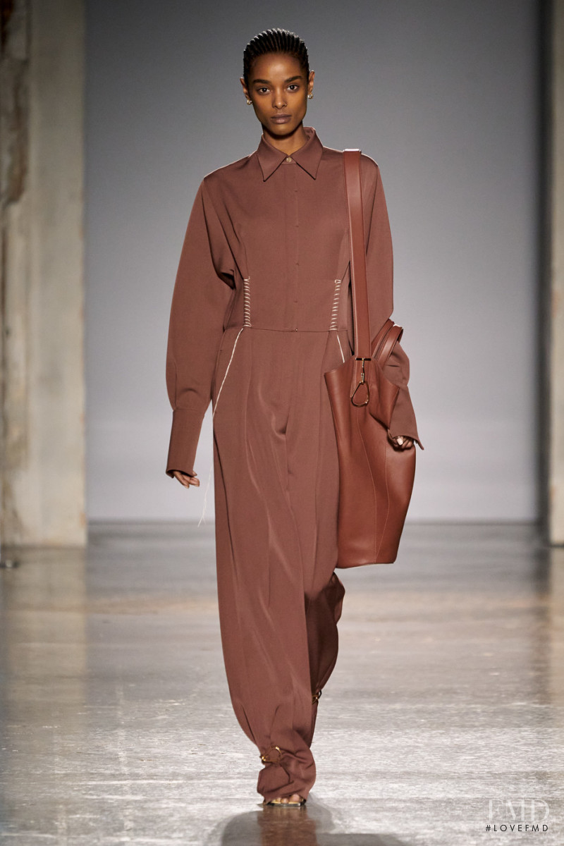 Malika Louback featured in  the Gabriele Colangelo fashion show for Autumn/Winter 2020