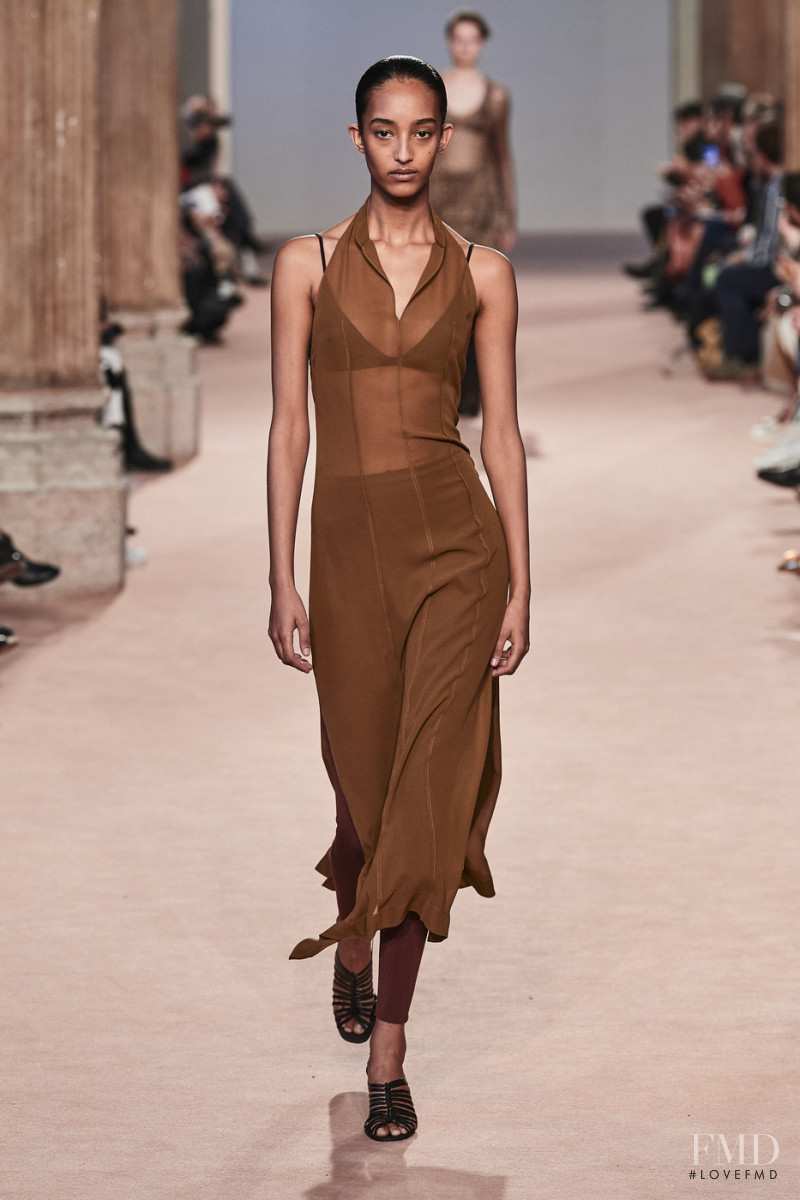 Mona Tougaard featured in  the Salvatore Ferragamo fashion show for Autumn/Winter 2020