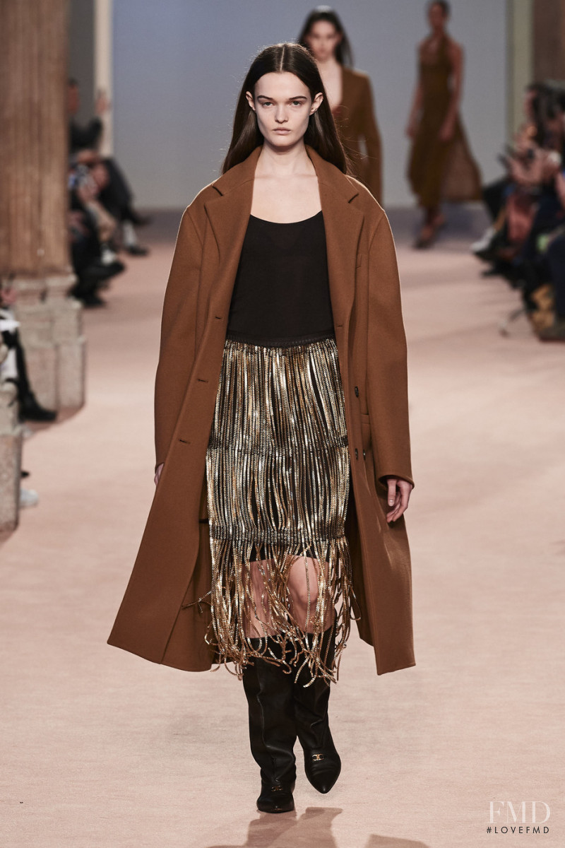 Lulu Tenney featured in  the Salvatore Ferragamo fashion show for Autumn/Winter 2020