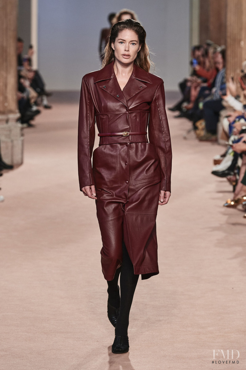 Doutzen Kroes featured in  the Salvatore Ferragamo fashion show for Autumn/Winter 2020