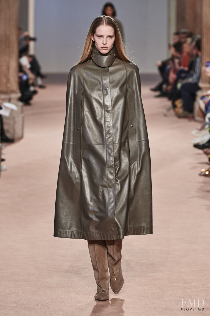 Abby Champion featured in  the Salvatore Ferragamo fashion show for Autumn/Winter 2020