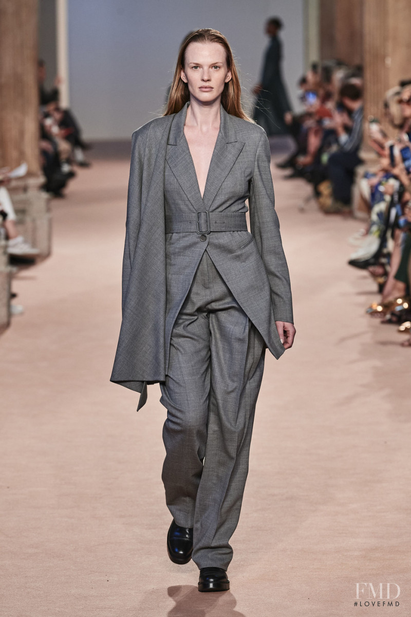 Anne Vyalitsyna featured in  the Salvatore Ferragamo fashion show for Autumn/Winter 2020
