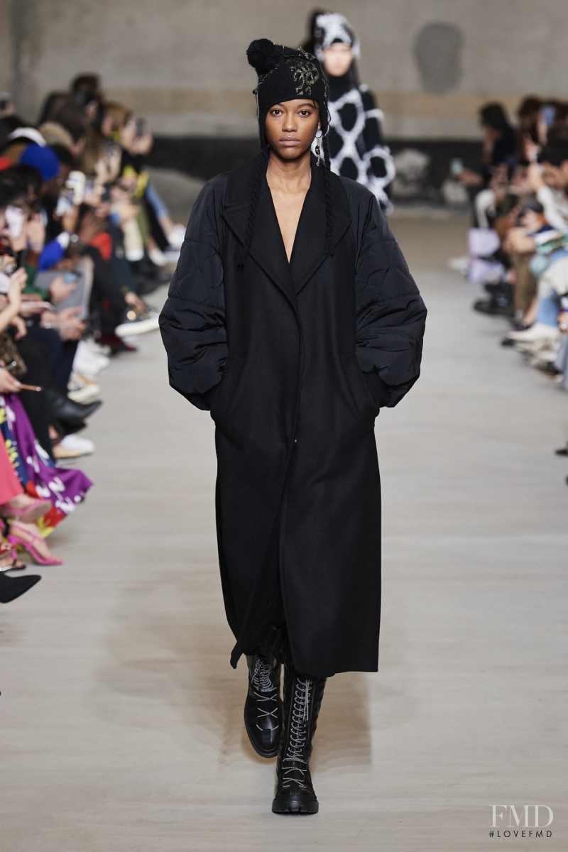 Diana Sanchez featured in  the Iceberg fashion show for Autumn/Winter 2020