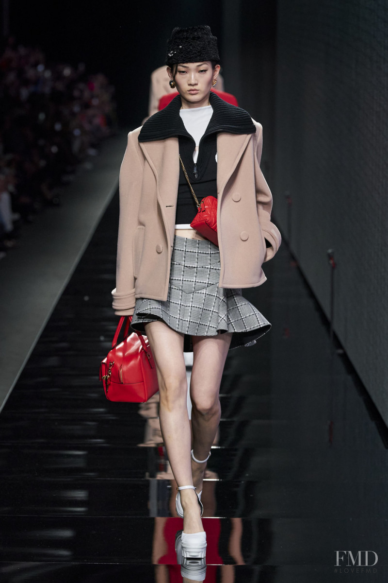 Hyun Ji Shin featured in  the Versace fashion show for Autumn/Winter 2020