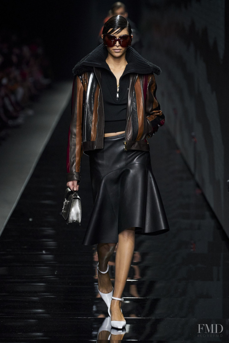 Anita Pozzo featured in  the Versace fashion show for Autumn/Winter 2020