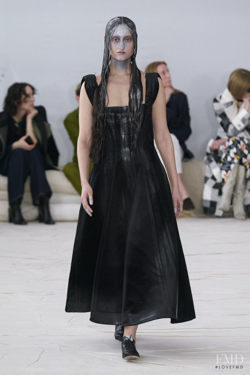 Jess Maybury featured in  the Marni fashion show for Autumn/Winter 2020