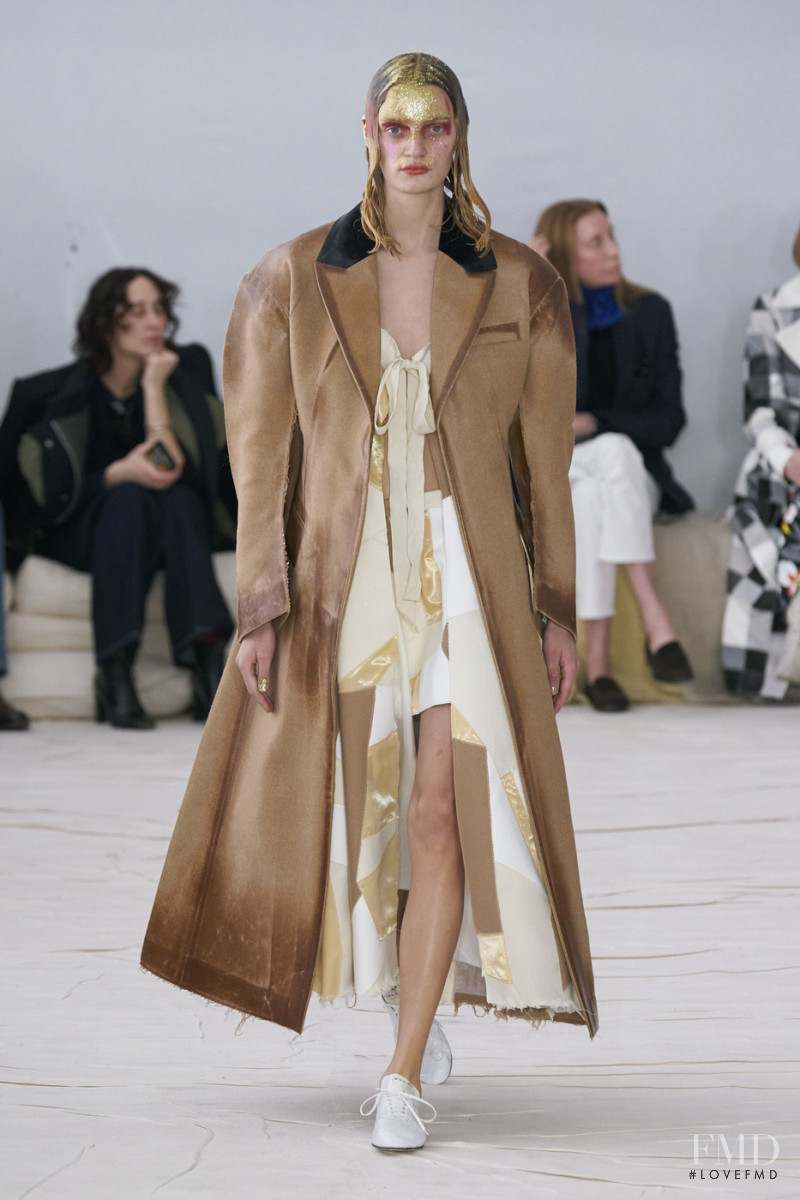 Milena Feuerer featured in  the Marni fashion show for Autumn/Winter 2020