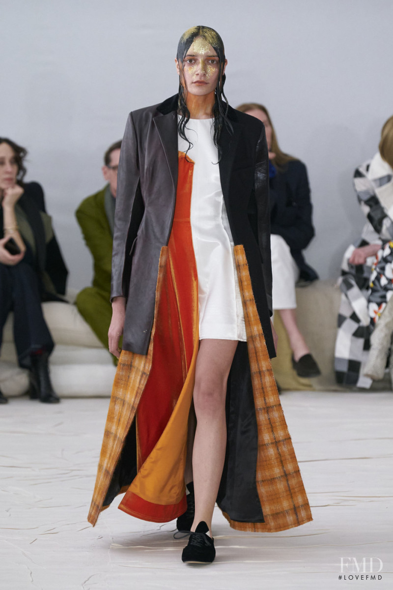 Nina Granic featured in  the Marni fashion show for Autumn/Winter 2020