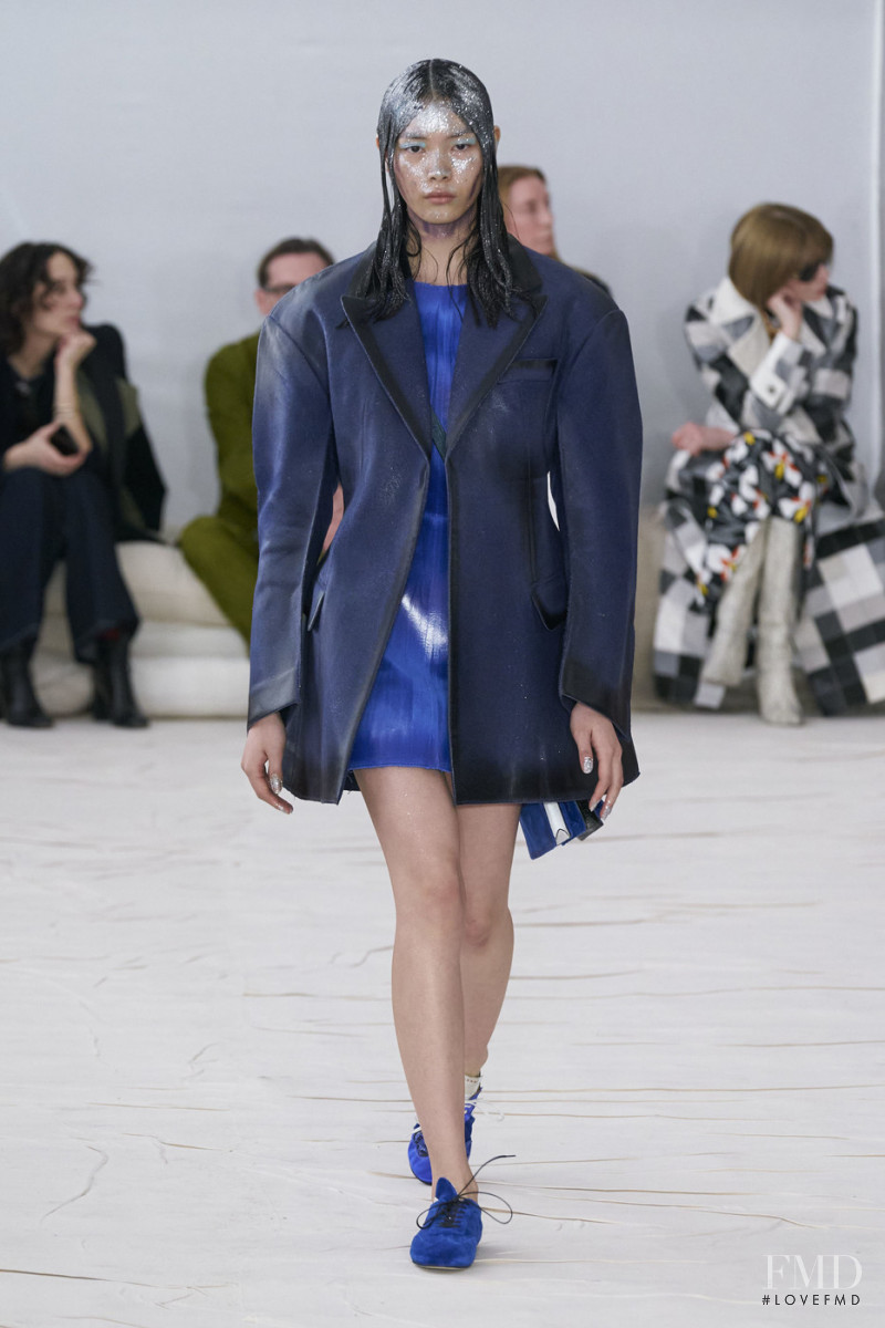 Bingbing Liu featured in  the Marni fashion show for Autumn/Winter 2020