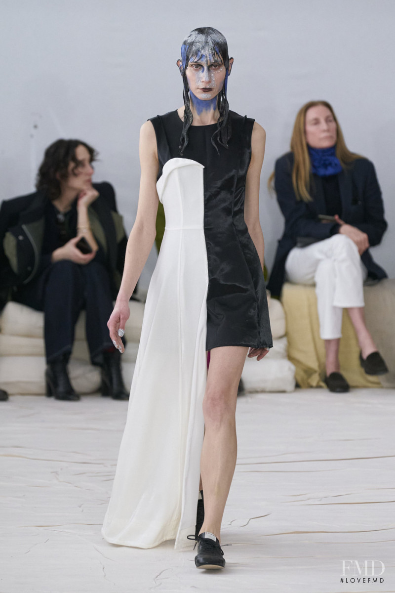 Noemi Ercolani featured in  the Marni fashion show for Autumn/Winter 2020