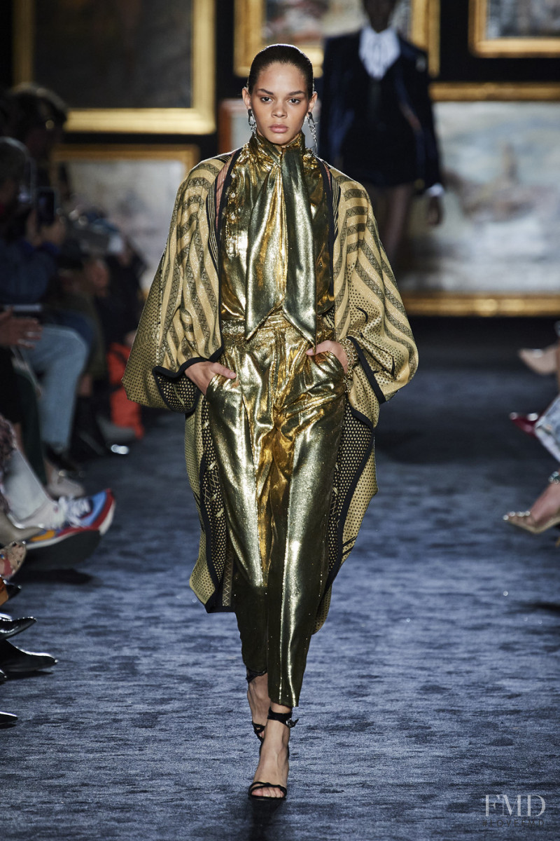 Hiandra Martinez featured in  the Etro fashion show for Autumn/Winter 2020