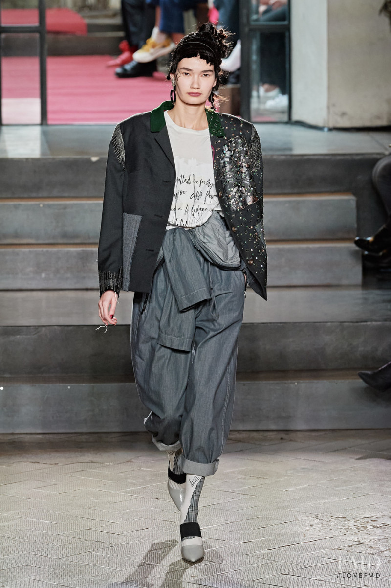 Sveta Black featured in  the Antonio Marras fashion show for Autumn/Winter 2020