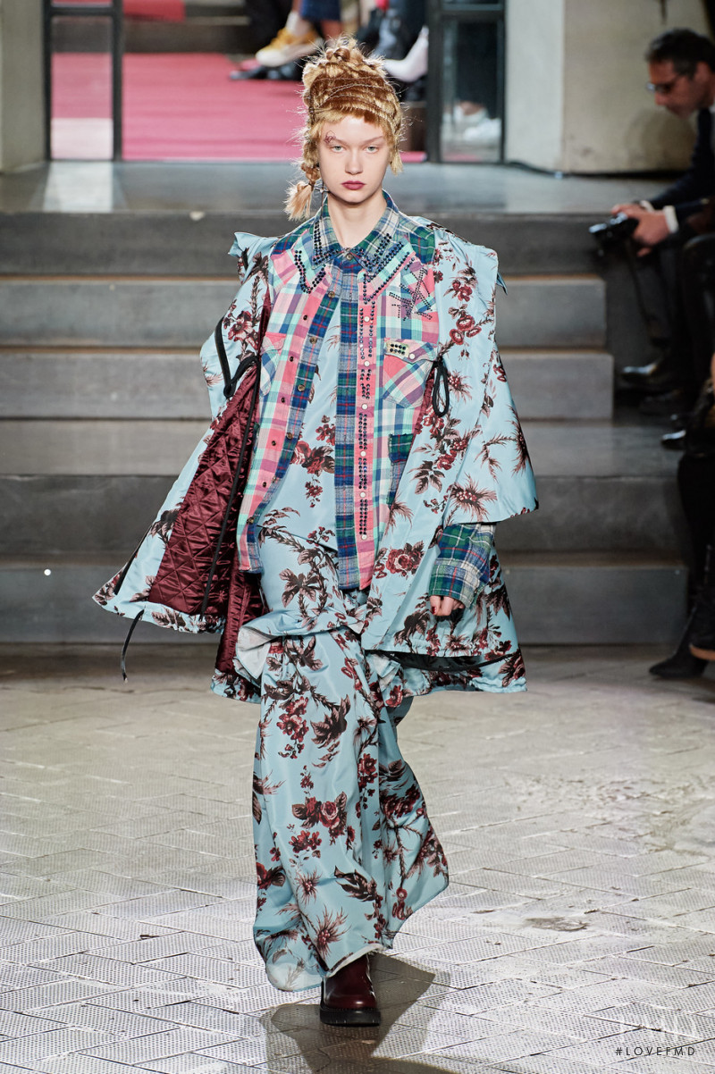 Bianka Szilagyi featured in  the Antonio Marras fashion show for Autumn/Winter 2020