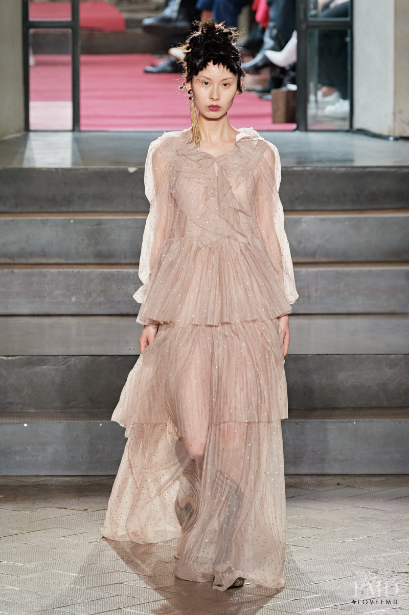 Bao Ziyi featured in  the Antonio Marras fashion show for Autumn/Winter 2020