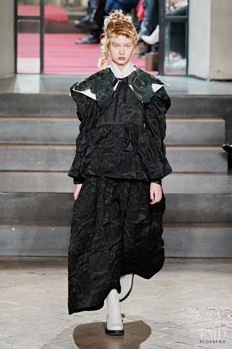 Bianka Szilagyi featured in  the Antonio Marras fashion show for Autumn/Winter 2020