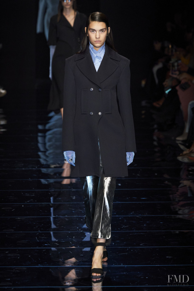 Eugenia Dubinova featured in  the Sportmax fashion show for Autumn/Winter 2020