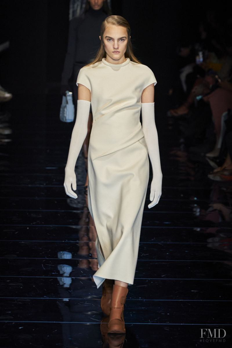 Josefine Lynderup featured in  the Sportmax fashion show for Autumn/Winter 2020