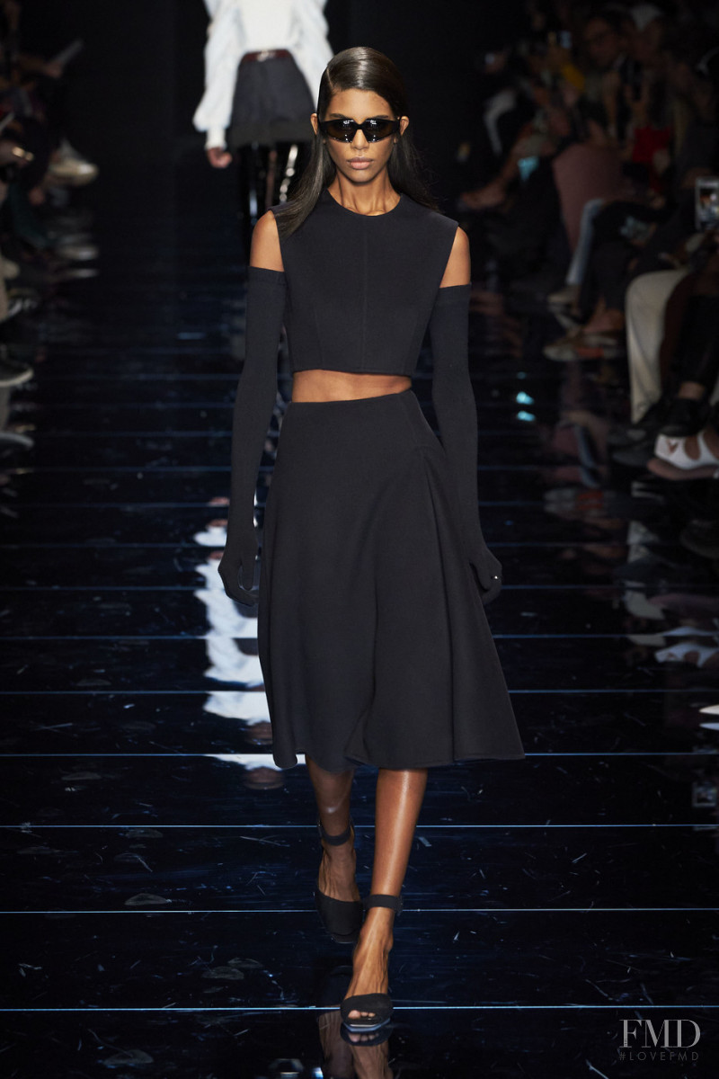 Allana Santos Brito featured in  the Sportmax fashion show for Autumn/Winter 2020