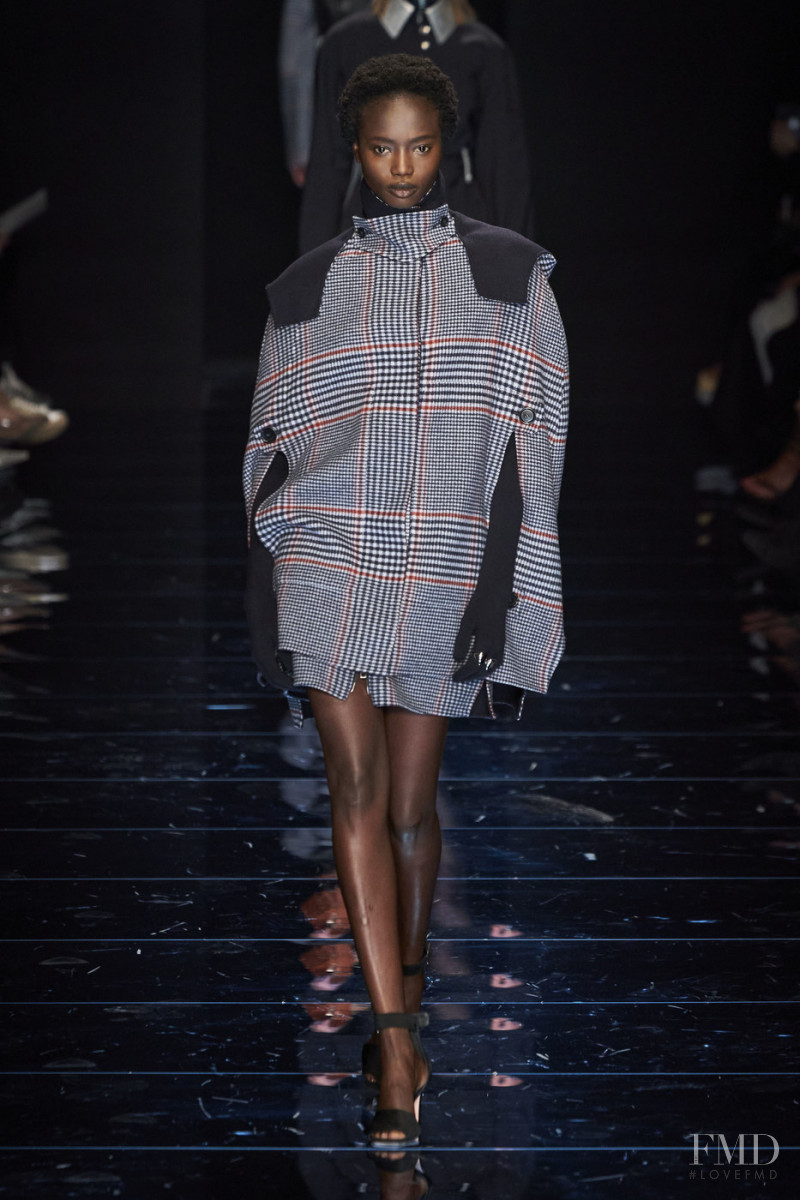 Agi Akur featured in  the Sportmax fashion show for Autumn/Winter 2020