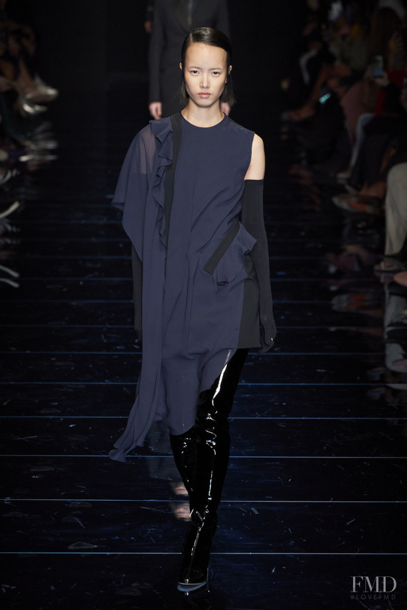 Charlotte Yidan Huang featured in  the Sportmax fashion show for Autumn/Winter 2020