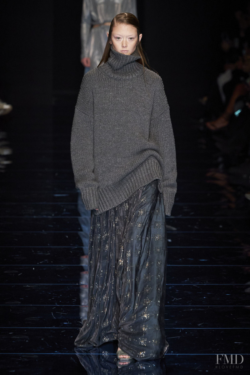 Sara Grace Wallerstedt featured in  the Sportmax fashion show for Autumn/Winter 2020