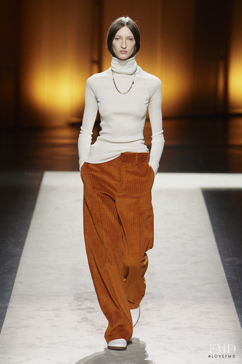 Grace Sharp featured in  the Tod\'s fashion show for Autumn/Winter 2020