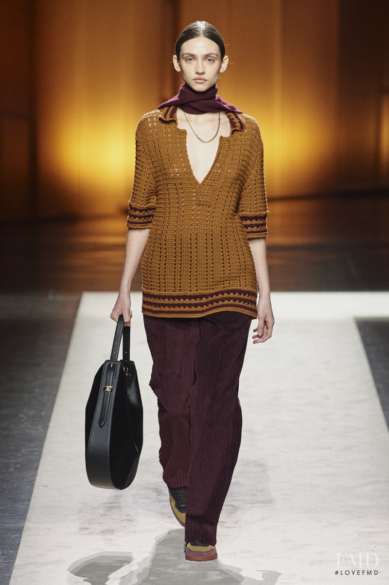 Krini Hernandez featured in  the Tod\'s fashion show for Autumn/Winter 2020