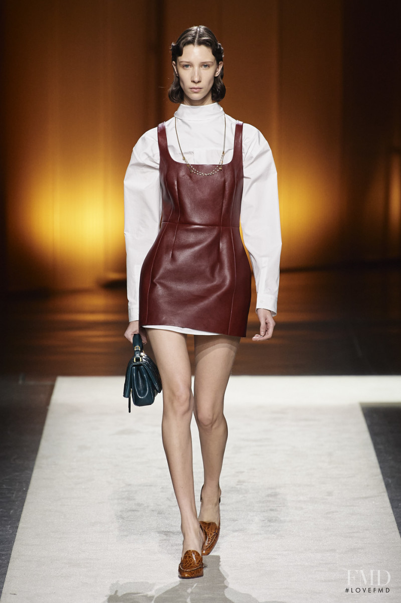 Sasha Knysh featured in  the Tod\'s fashion show for Autumn/Winter 2020