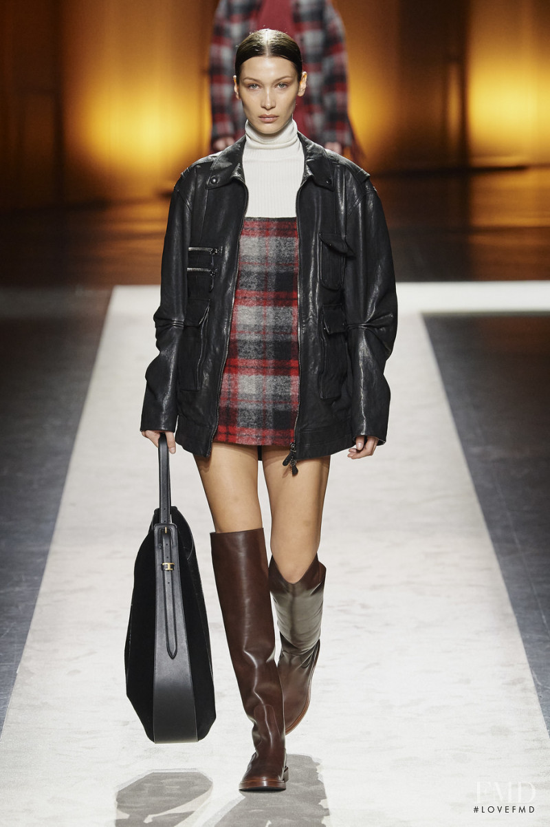 Bella Hadid featured in  the Tod\'s fashion show for Autumn/Winter 2020
