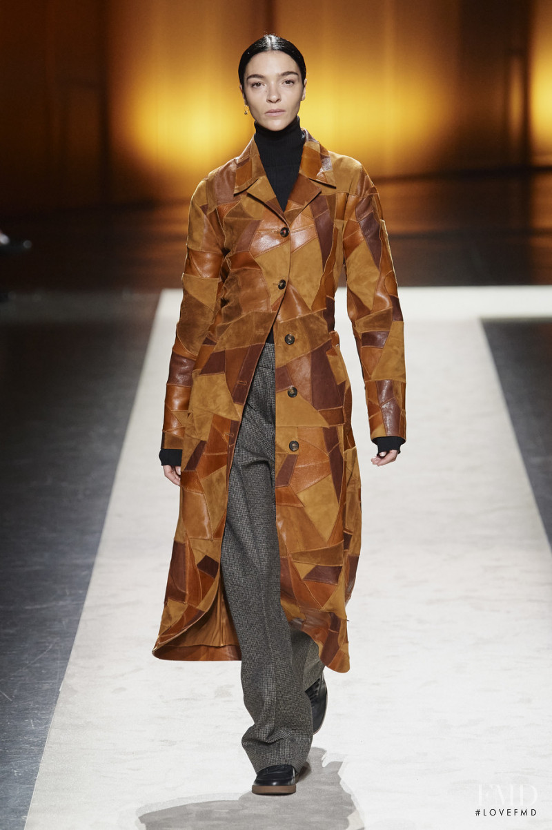 Mariacarla Boscono featured in  the Tod\'s fashion show for Autumn/Winter 2020
